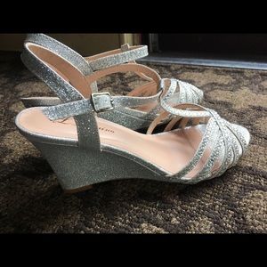 Silver Dress Shoes Worn Once